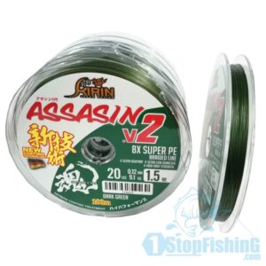 KIRIN ASSASIN V2 X8 BRAIDED LINE 100M (DARK GREEN)