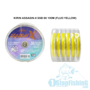 LINE,KIRIN ASSASIN-X SSB 8X 100M (FLUO YELLOW)