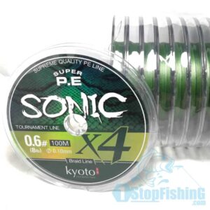 LINE,KYOTO SONIC SUPER PE X4 BRAID LINE (100M)