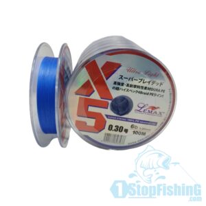 LEMAX X5 UL SUPER STRONG 100% PE BRAIDED LINE BLUE (100M)