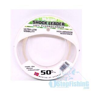 LINE,MUSTAD SHOCK LEADER 100% FLUOROCARBON 50M (SLF50M)