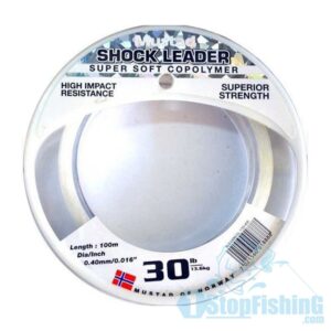 LINE,MUSTAD SHOCK LEADER SOFT 100M CLEAR (SLS100M-CL)