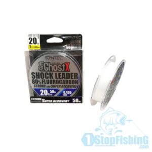 LINE, SANTEC GHOST X SHOCK LEADER 80% FLUOROCARBON (50M)
