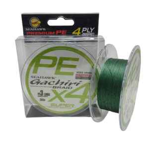 BRAID LINE, SEAHAWK GACHIRI 4X MOSS GREEN (300M)