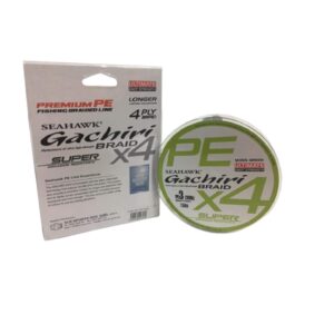 BRAID LINE, SEAHAWK GACHIRI 4X FLUO GREEN (150M)
