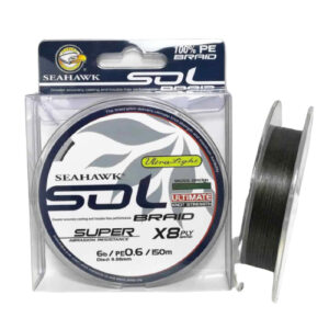 BRAIDED LINE,SEAHAWK SOL X8 ( UL ) MOSS GREEN ( 150M )