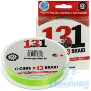 SUFIX 131 G-CORE X13 BRAID NEON CHARTREUSE 150Yds