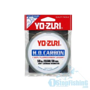 YO-ZURI HD CARBON 100% FLUOROCARBON 30Yds (CLEAR) LEADER