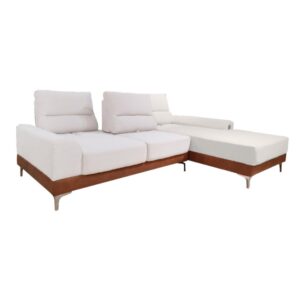 [PRE-ORDER] Antony Push Back Sofa (Beige, Brown)