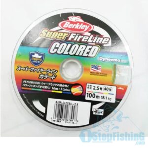 BERKLEY SUPER FIRELINE COLORED BRAIDED