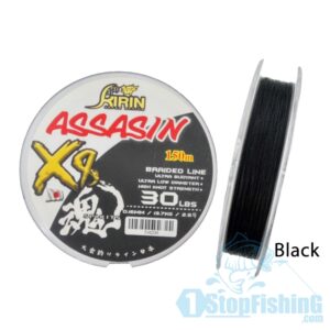KIRIN ASSASIN X8 BRAIDED LINE (BLACK) 150M