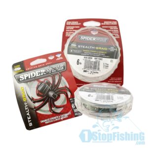 SPIDERWIRE STEALTH BRAID MOSS GREEN (NEWEST) 125YDS