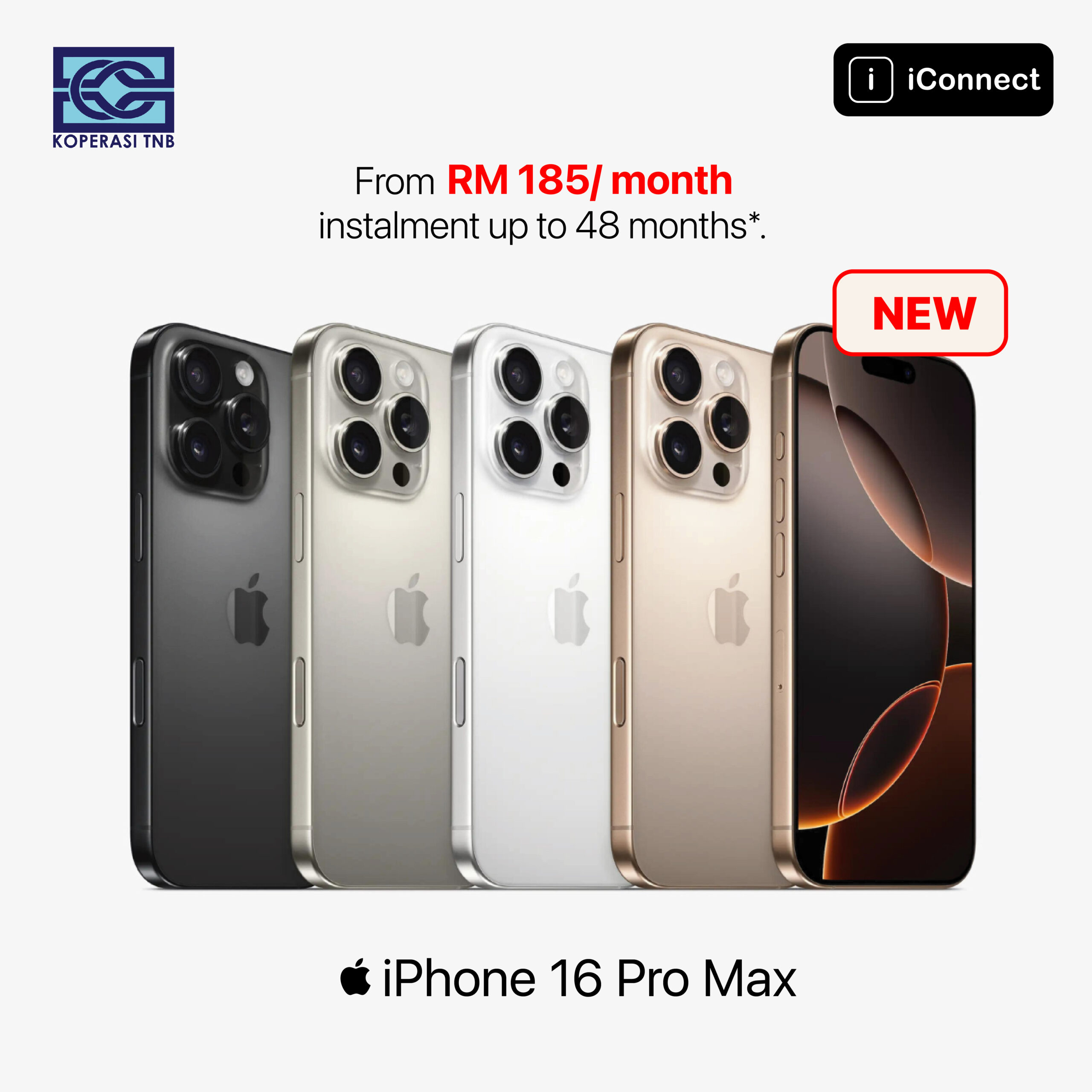 iPhone 16 Pro Max (256GB / 512GB / 1TB)