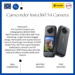 [RS] Camcorder Insta360 X4 Camera