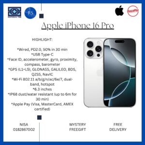[RS] Apple iPhone 16 Pro 128gb | 256gb | 512gb