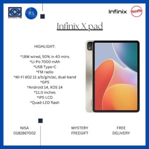 [RS] Infinix XPad WiFi/x1101 (4+256gb)
