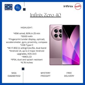 [RS] Infinix Zero 40 5G/x6861 (12+256gb)