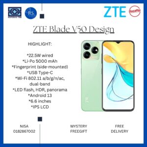 [RS] ZTE Blade V50 Design (8+256gb)