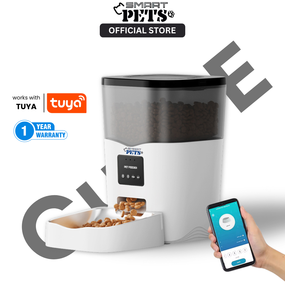 SmartPets CubeE Automatic Pet Feeder 3L