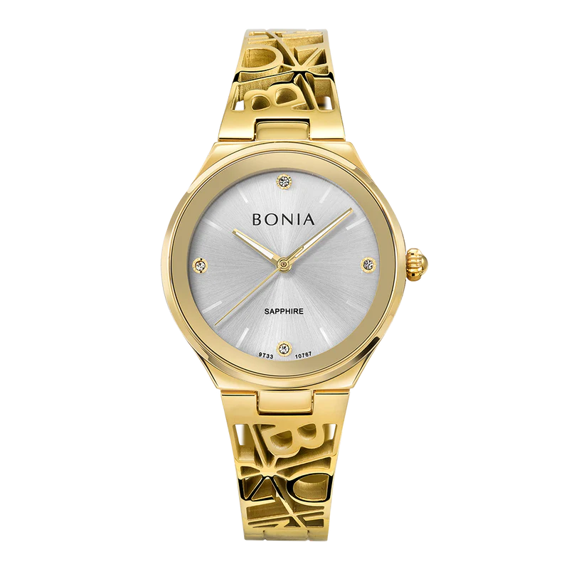 Bonia BNB10767-2213 Women Elegant Watch Gold 32mm 3ATM