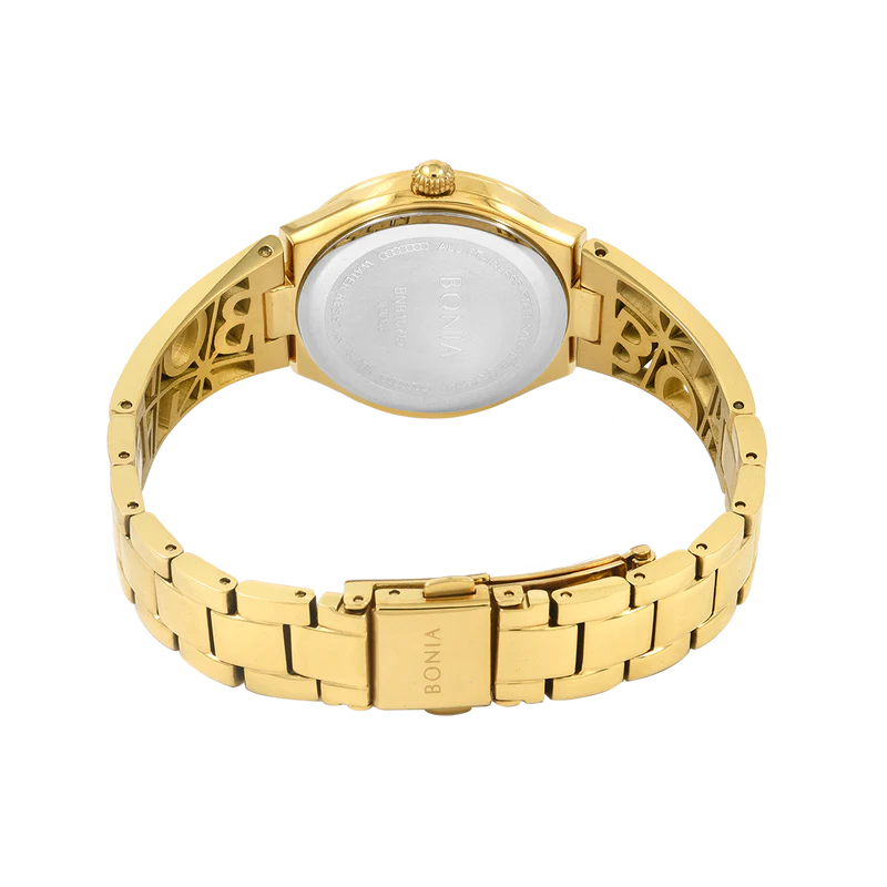 Bonia BNB10767-2213 Women Elegant Watch Gold 32mm 3ATM - Image 3