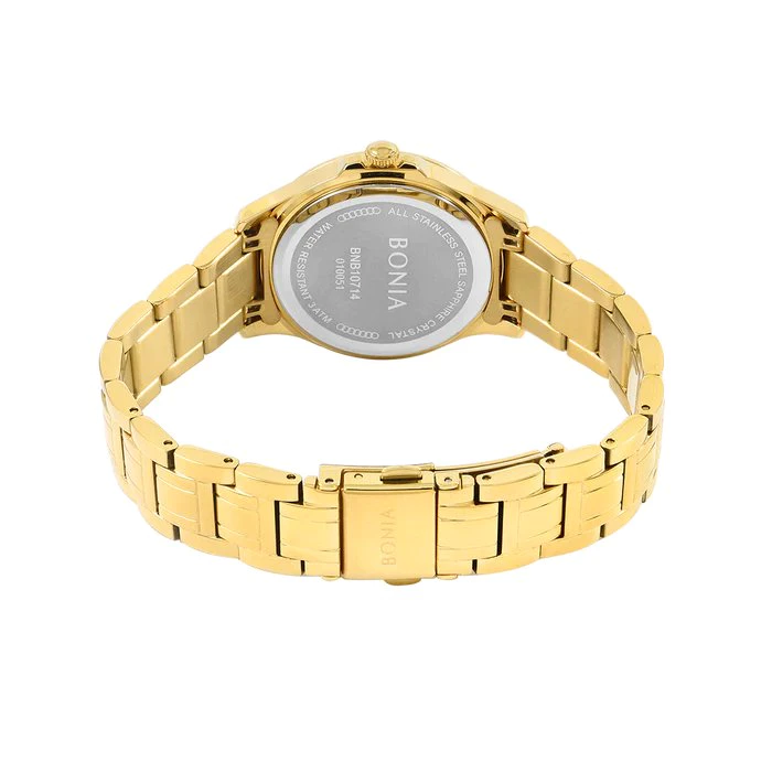 Bonia BNB10714-2217S Women Elegant Watch Silver 32mm 3ATM - Image 3