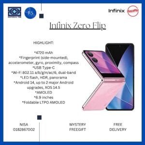 [RS] Infinix Zero Flip 5G/x6962 (8+512gb)