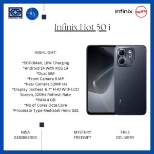 [RS] Infinix Hot 50i/x6531B (4+128gb)