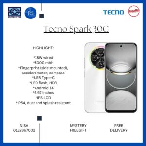 [RS] Tecno Spark 30c (6+128gb)