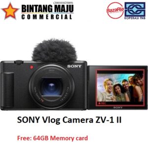 SONY Vlog Camera ZV-1 II