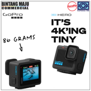 GoPro Hero 4K - Only 86 gram!!!