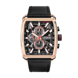 Alain Delon AD473-1532C Men Quartz Business Watch 42mm 3ATM