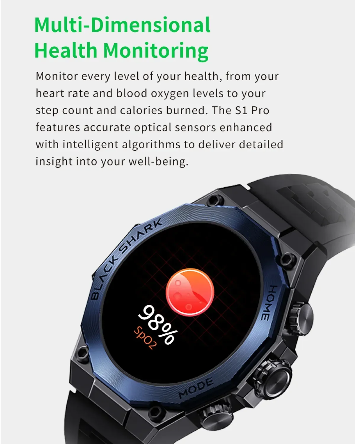 Black Shark Smartwatch S1 Pro - 1 YEAR WARRANTY - Image 7