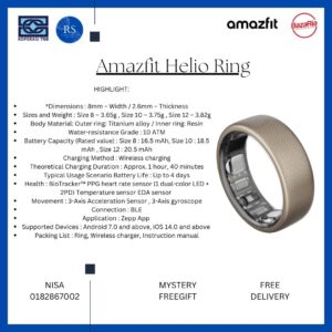 [RS] Amazfit Hello Ring Size 8", 10", 12"