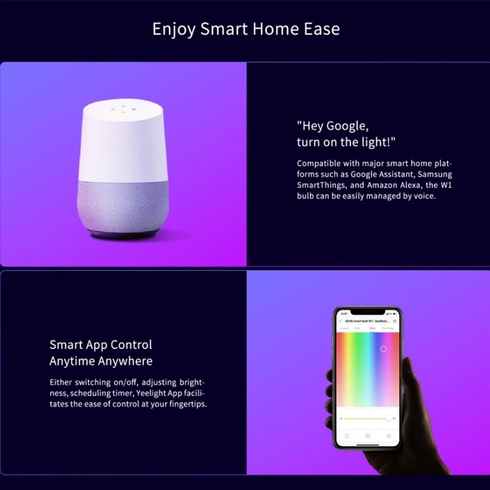 Yeelight GU10 Smart Bulb (White) - Image 5