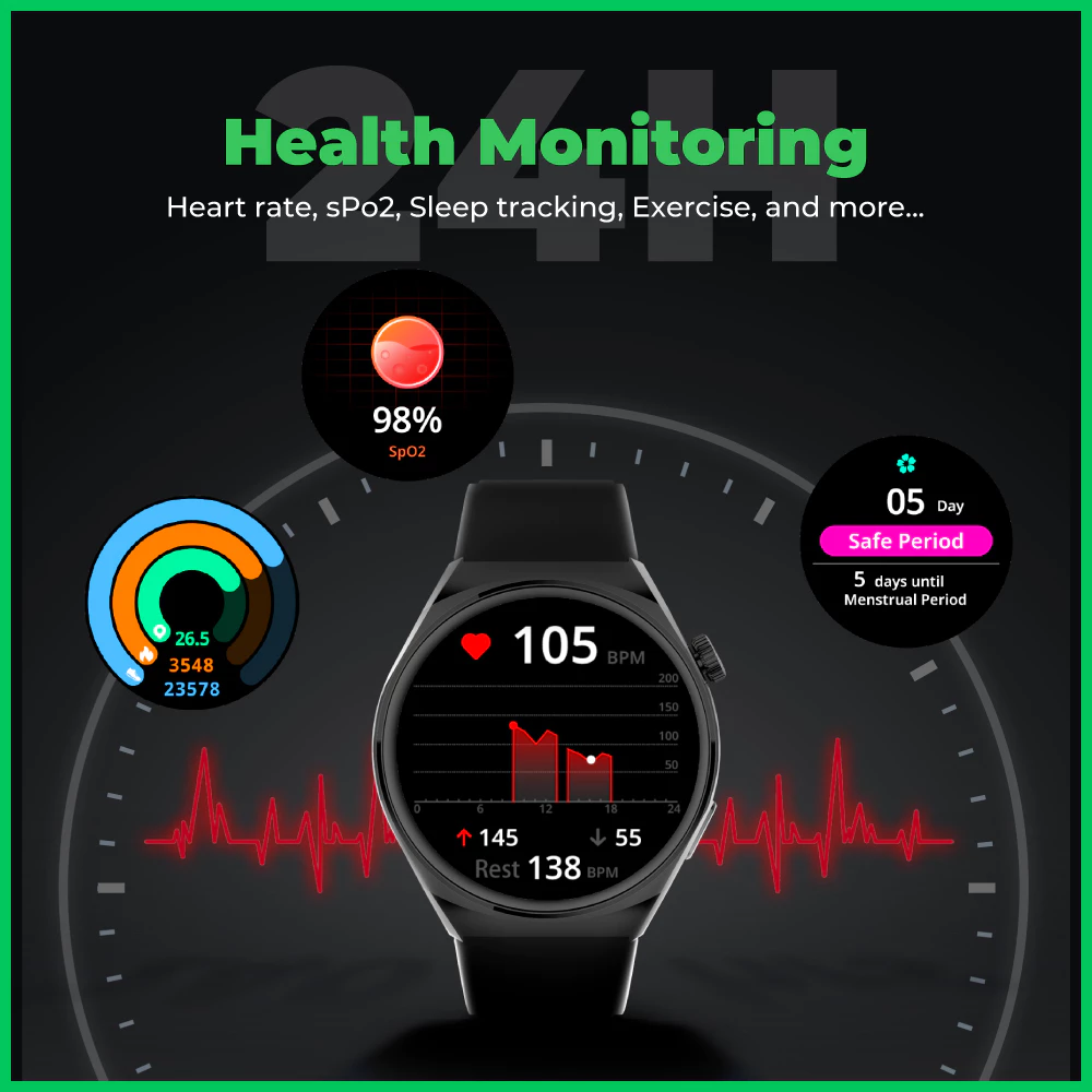 Black Shark Smartwatch S1 - YEAR WARRANTY - Image 3