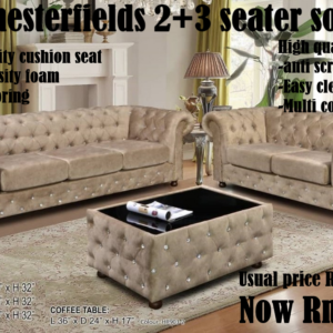 Chesterfields 2+3 seater sofa