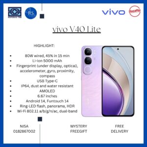 [RS] vivo V40 Lite 5G (12+256gb) | (12+512gb)