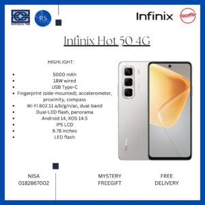 [RS] Infinix Hot 50 4G/x6882B (6+256gb)