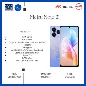 [RS] Meizu Note 21 LTE (8+256gb)