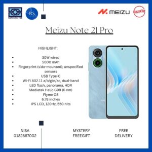 [RS] Meizu Note 21 Pro LTE (8+256gb)