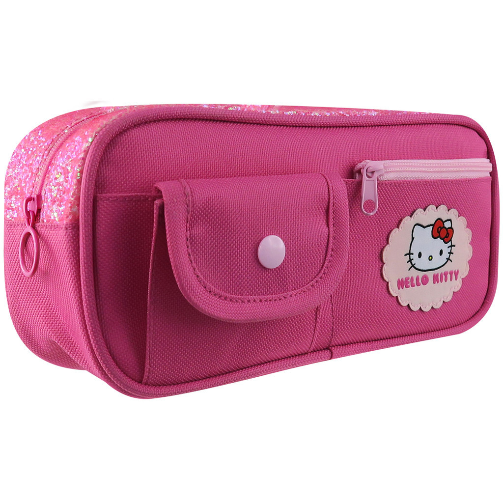 Hello Kitty Emoji Pencil Bag With Front Pocket - Image 2
