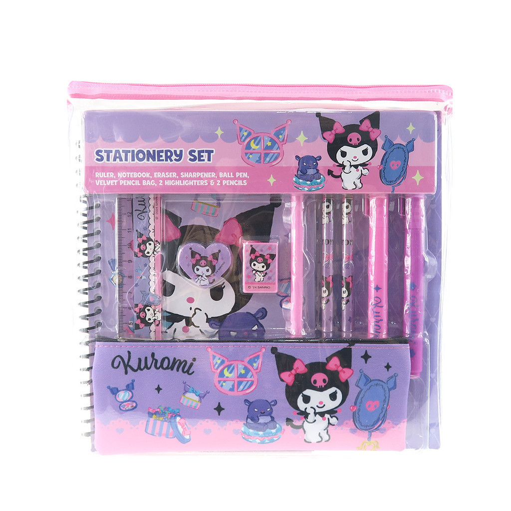 Kuromi With Friends Stationery Set - Imej 2