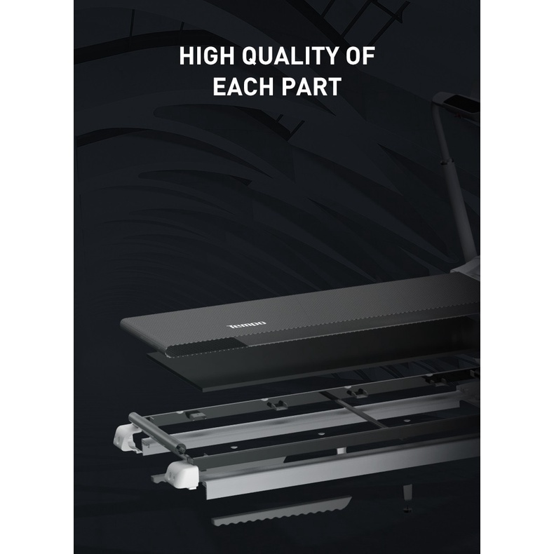 OVICX Treadmill Q1S | Indoor Running Machine (White) - Image 3