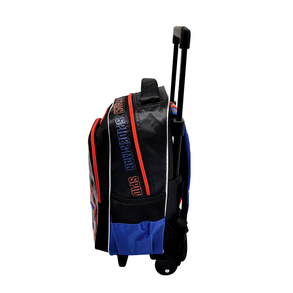 Spiderman Character Pre School Trolley Bag - Image 3