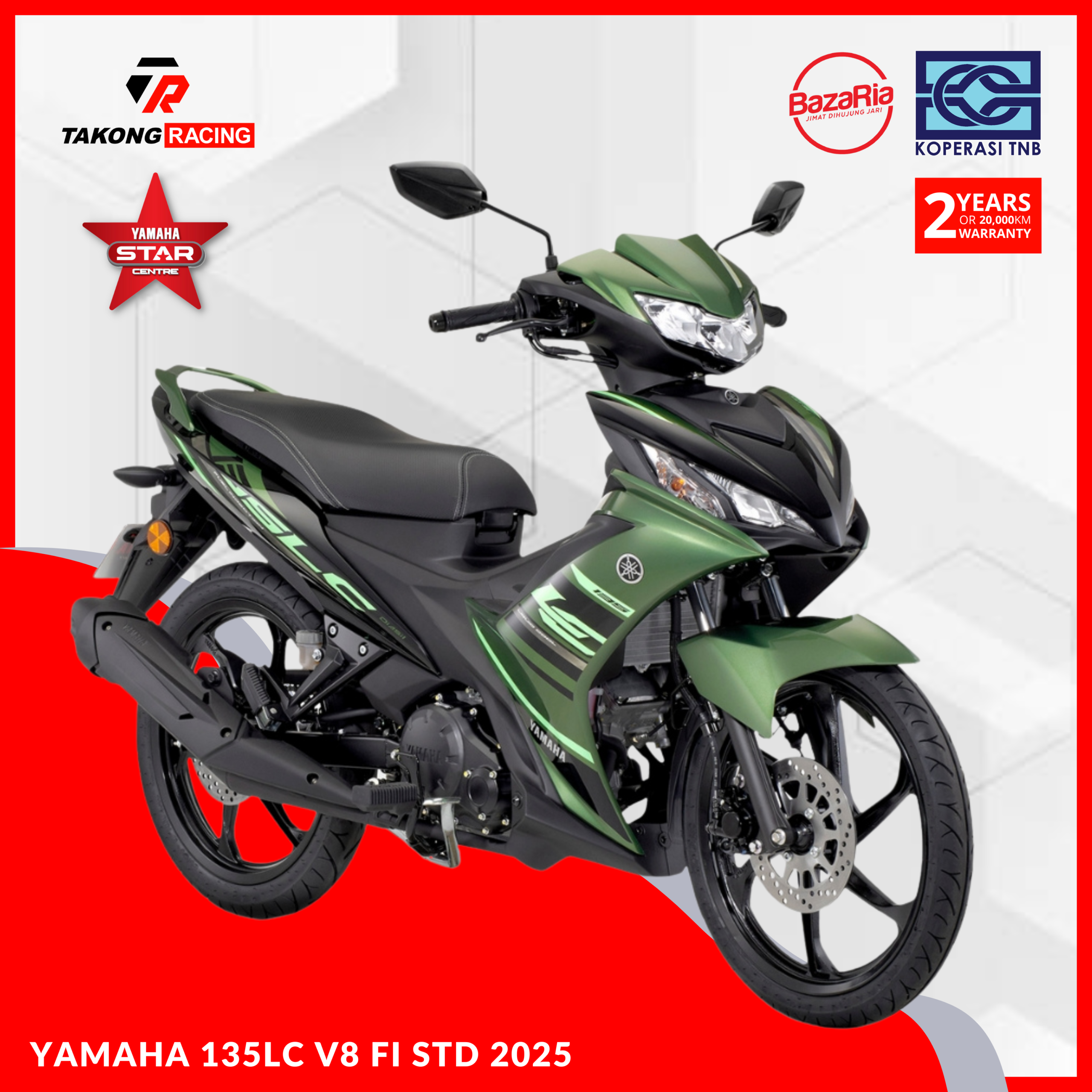 YAMAHA LC135 V8 FI STD (NEW) - Image 2
