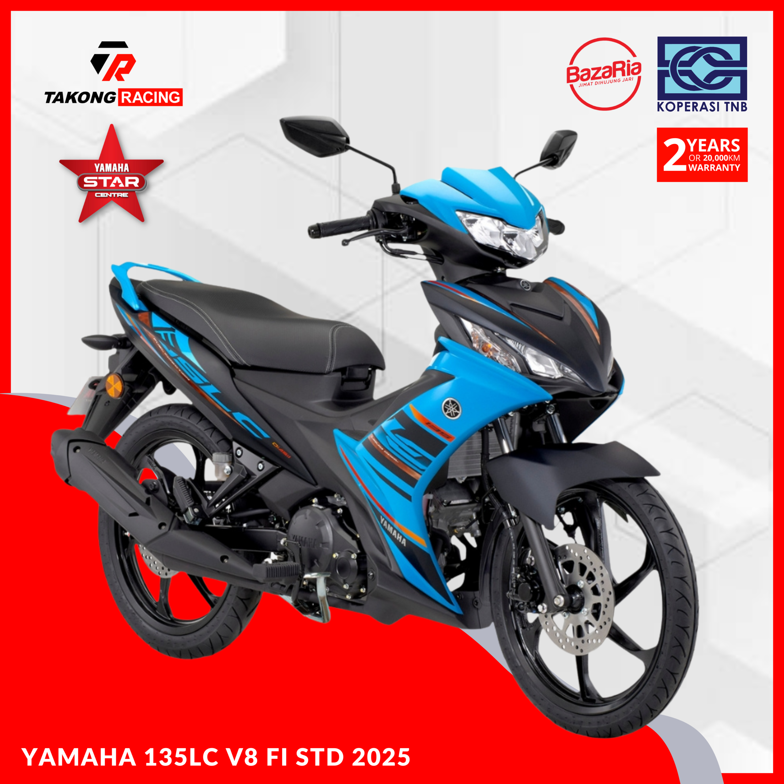 YAMAHA LC135 V8 FI STD (NEW) - Image 3
