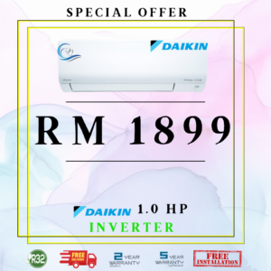 Daikin Inverter 1.0 HP