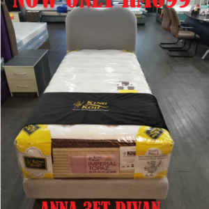 ANNA 3FT DIVAN + HEADBOARD