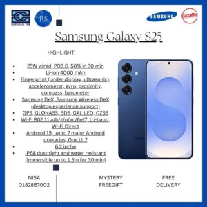 [RS] Samsung Galaxy S25 5G (12+256gb) | (12+512gb)